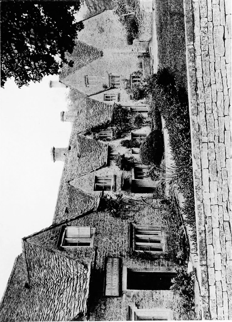 An illustration from Old cottages, farm-houses, and other stone buildings in the Cotswold district; examples of minor domestic architecture in Gloucestershire, Oxfordshire, Northants, Worcestershire, &c., 1905, leaf 230