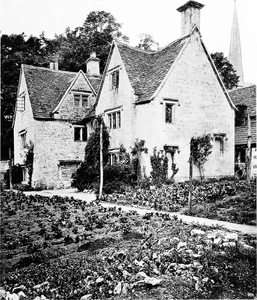 An illustration from Old cottages, farm-houses, and other stone buildings in the Cotswold district; examples of minor domestic architecture in Gloucestershire, Oxfordshire, Northants, Worcestershire, &c., 1905, leaf 266