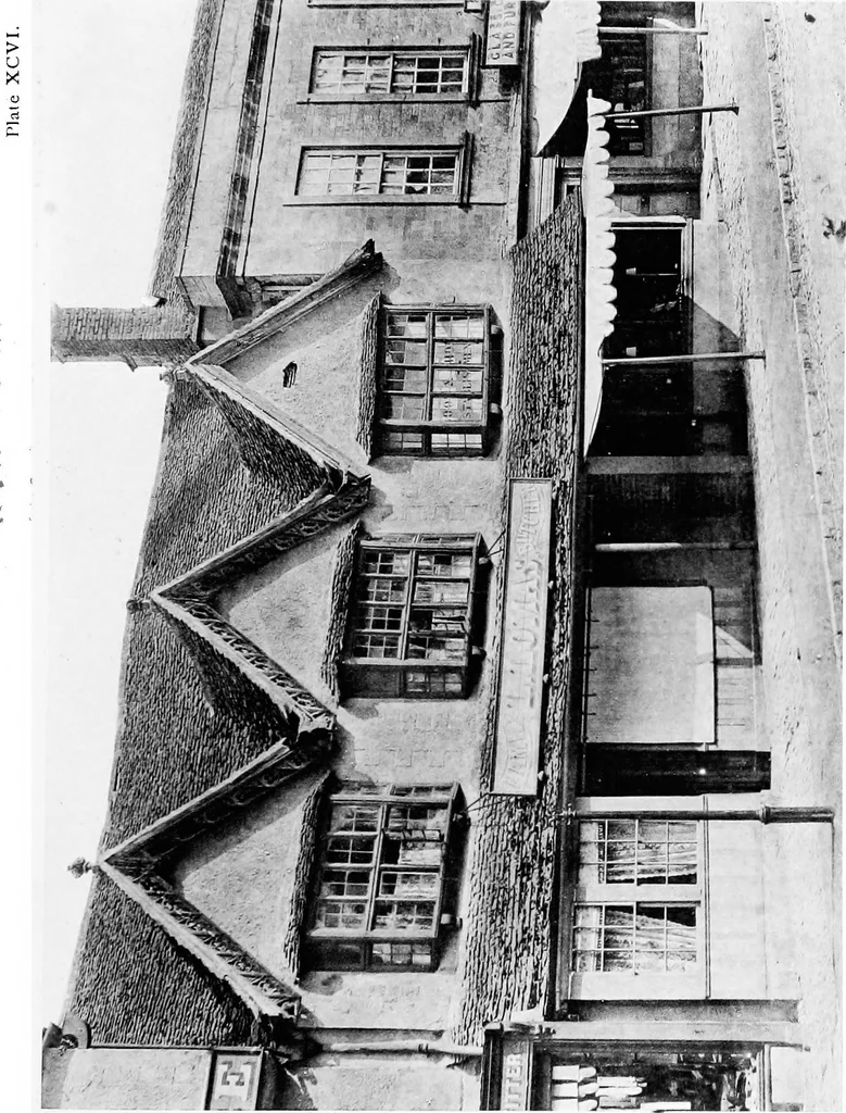 An illustration from Old cottages, farm-houses, and other stone buildings in the Cotswold district; examples of minor domestic architecture in Gloucestershire, Oxfordshire, Northants, Worcestershire, &c., 1905, leaf 280