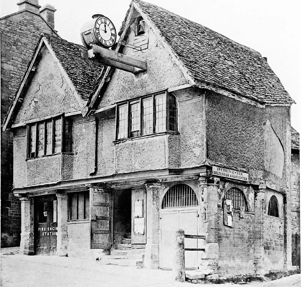 An illustration from Old cottages, farm-houses, and other stone buildings in the Cotswold district; examples of minor domestic architecture in Gloucestershire, Oxfordshire, Northants, Worcestershire, &c., 1905, leaf 282