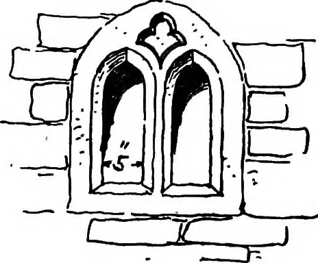 An illustration from Old cottages, farm-houses, and other stone buildings in the Cotswold district; examples of minor domestic architecture in Gloucestershire, Oxfordshire, Northants, Worcestershire, &c., 1905, leaf 58