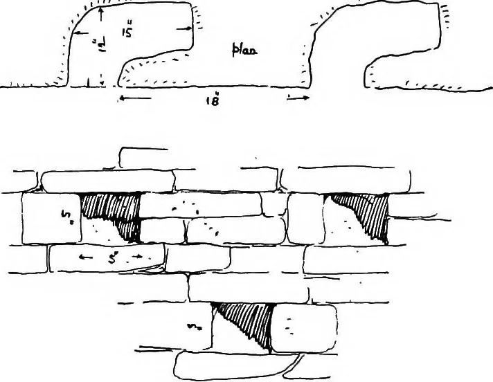 An illustration from Old cottages, farm-houses, and other stone buildings in the Cotswold district; examples of minor domestic architecture in Gloucestershire, Oxfordshire, Northants, Worcestershire, &c., 1905, leaf 69