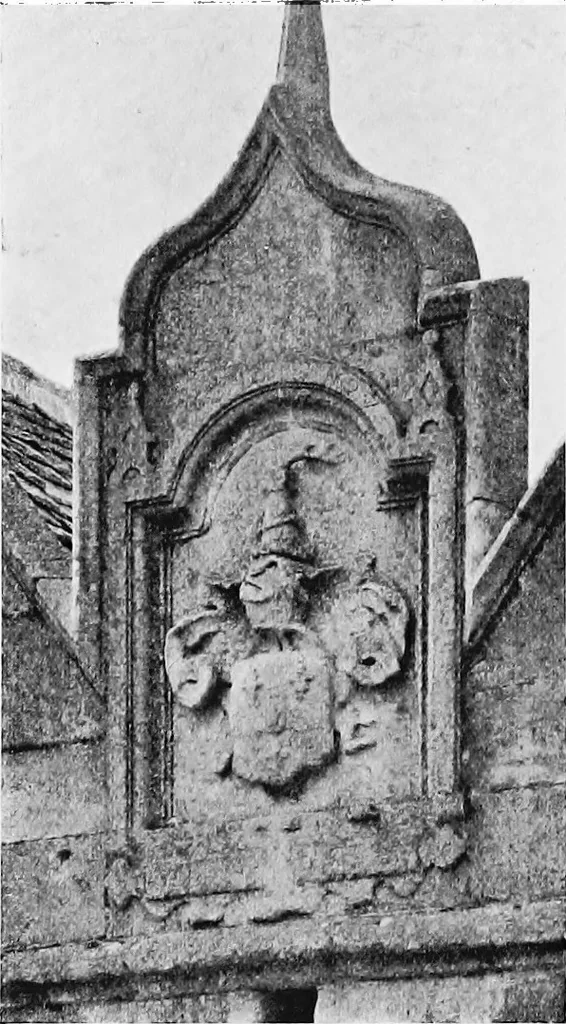 An illustration from Old cottages, farm-houses, and other stone buildings in the Cotswold district; examples of minor domestic architecture in Gloucestershire, Oxfordshire, Northants, Worcestershire, &c., 1905, leaf 87