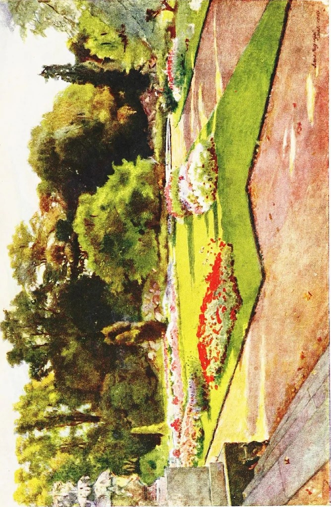 An illustration from Gardens of celebrities and celebrated gardens in and around London, 1918, leaf 134