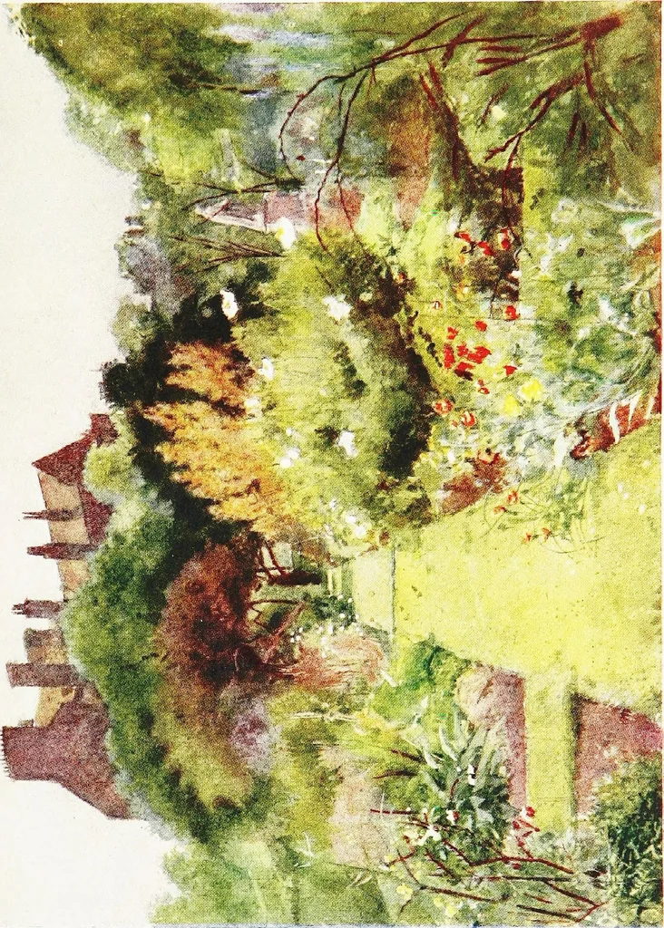 An illustration from Gardens of celebrities and celebrated gardens in and around London, 1918, leaf 178