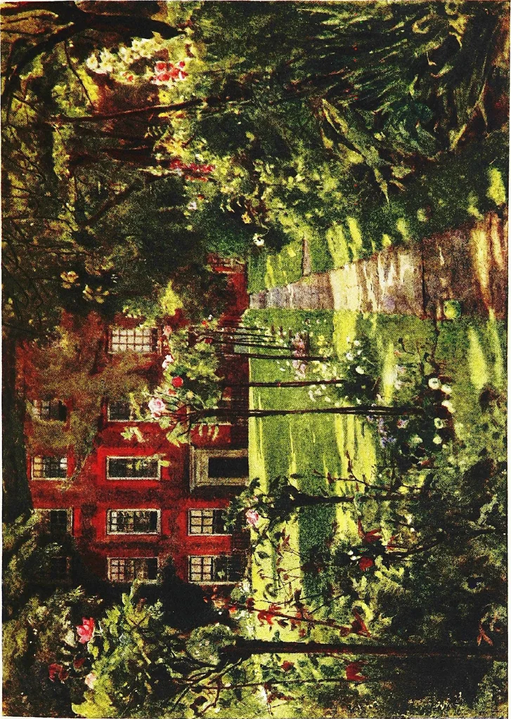 An illustration from Gardens of celebrities and celebrated gardens in and around London, 1918, leaf 250