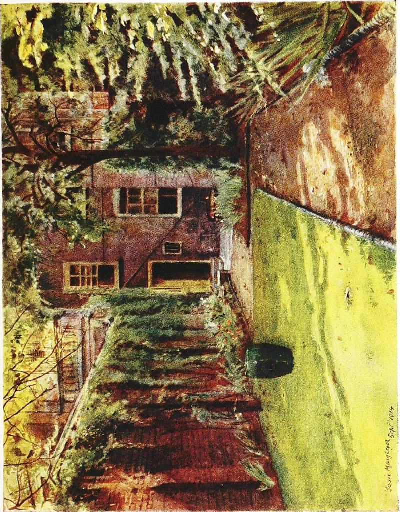An illustration from Gardens of celebrities and celebrated gardens in and around London, 1918, leaf 324