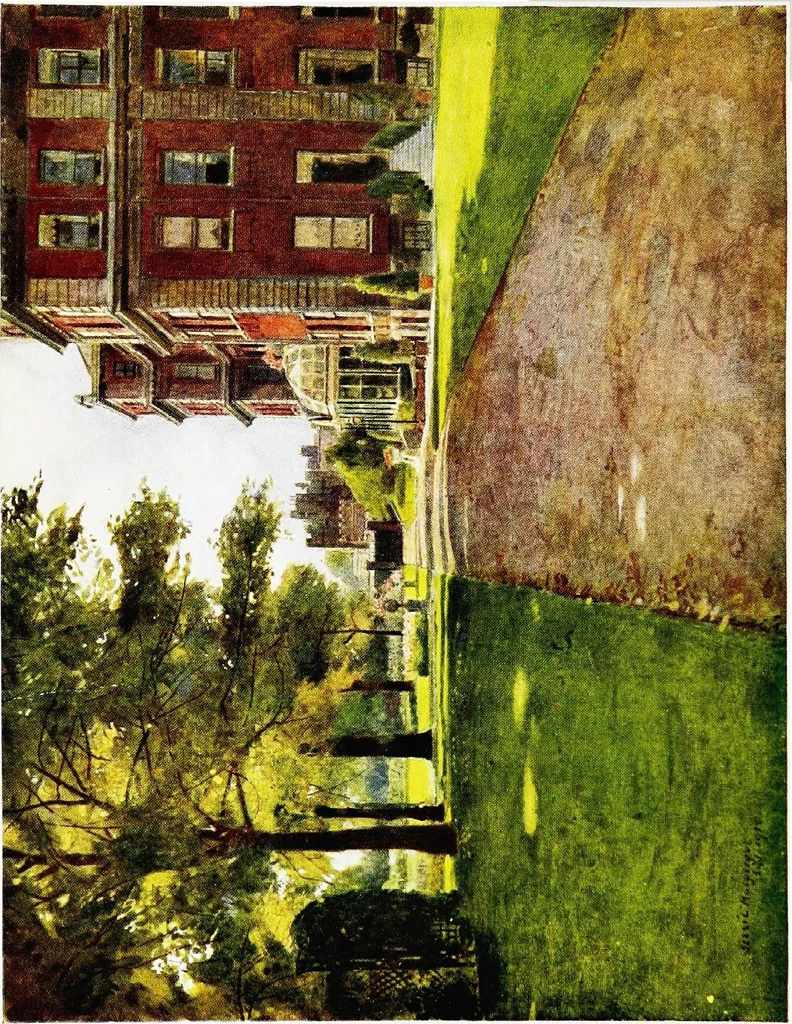 An illustration from Gardens of celebrities and celebrated gardens in and around London, 1918, leaf 9