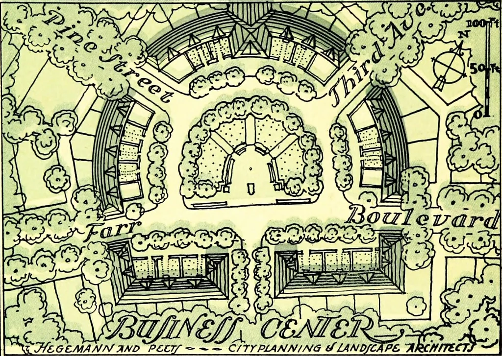 An illustration from Wyomissing Park ; the modern garden suburb of Reading, Pennsylvania;, 1919, leaf 23