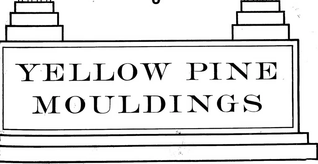 An illustration from Yellow pine mouldings, 1908, leaf 2