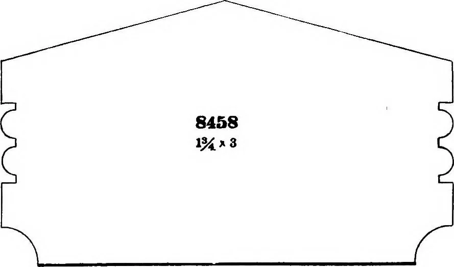 An illustration from Yellow pine mouldings, 1908, leaf 54