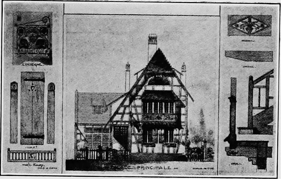 An illustration from The housing problem in war and peace, 1918, leaf 110