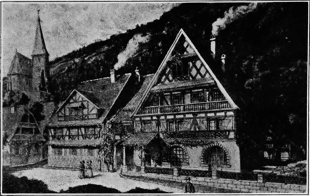 An illustration from The housing problem in war and peace, 1918, leaf 112