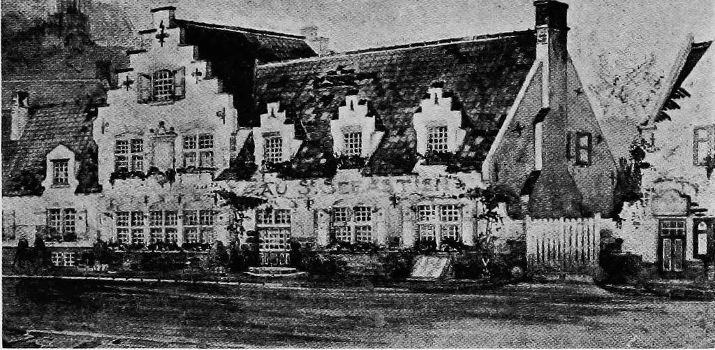 An illustration from The housing problem in war and peace, 1918, leaf 112
