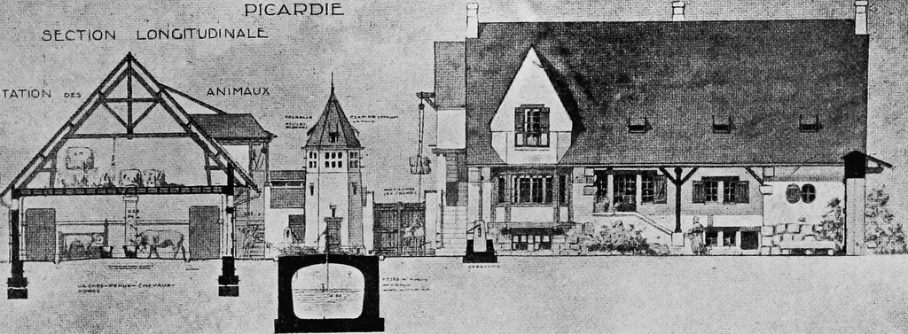 An illustration from The housing problem in war and peace, 1918, leaf 112