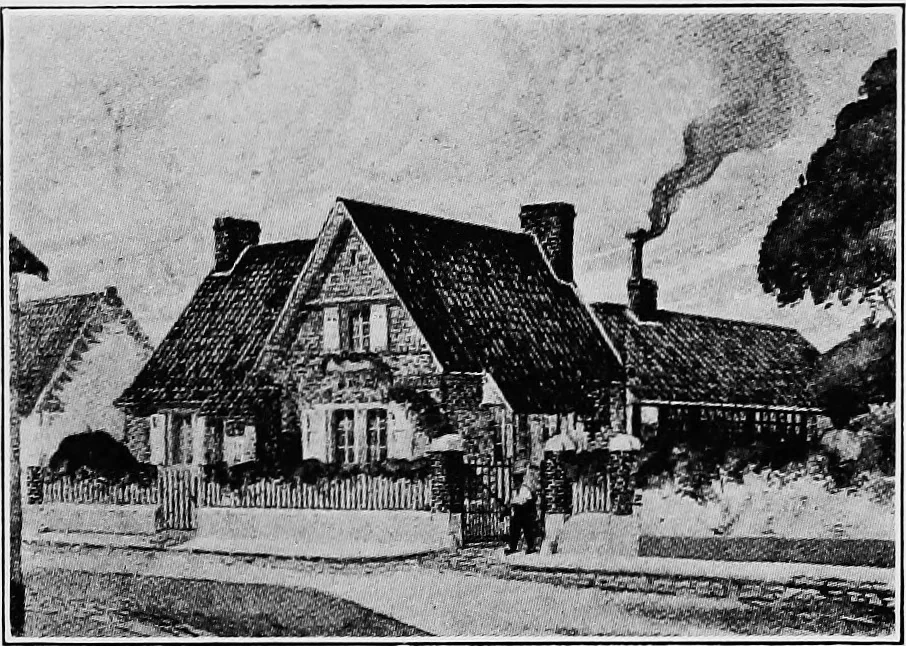 An illustration from The housing problem in war and peace, 1918, leaf 113