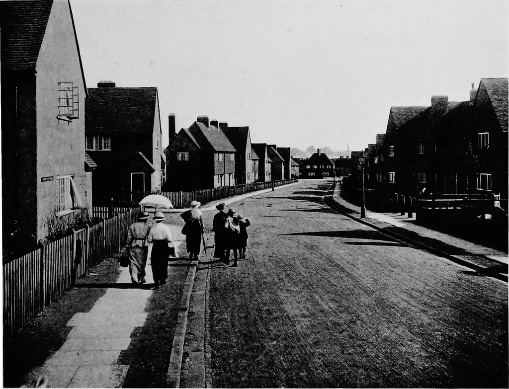 An illustration from The housing problem in war and peace, 1918, leaf 14