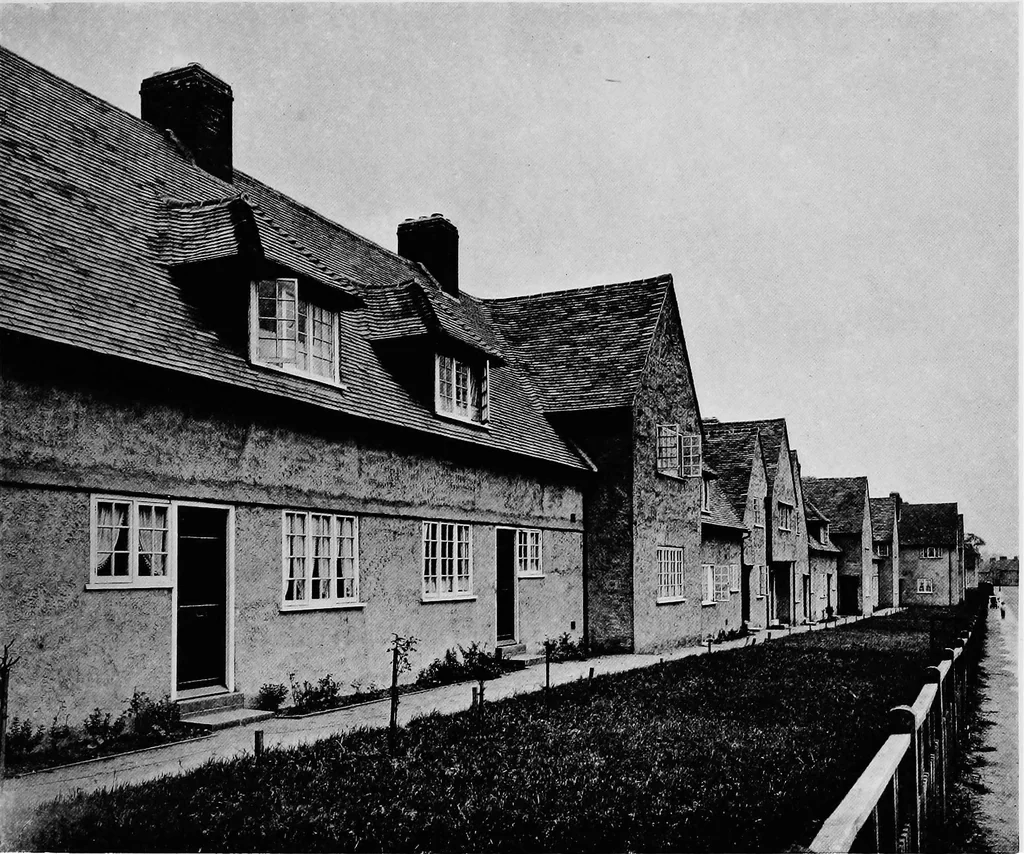 An illustration from The housing problem in war and peace, 1918, leaf 16
