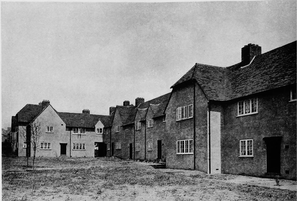 An illustration from The housing problem in war and peace, 1918, leaf 47