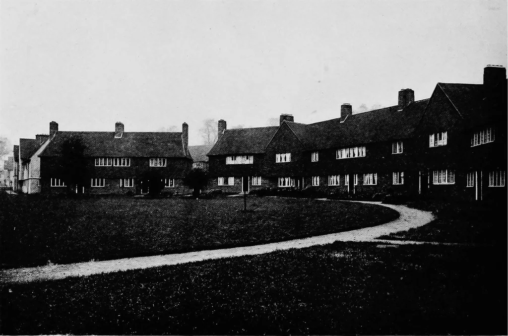 An illustration from The housing problem in war and peace, 1918, leaf 49