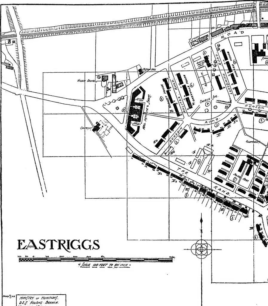 An illustration from The housing problem in war and peace, 1918, leaf 61