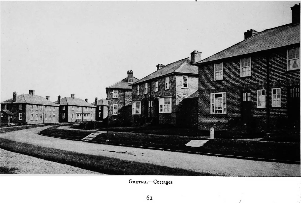 An illustration from The housing problem in war and peace, 1918, leaf 67