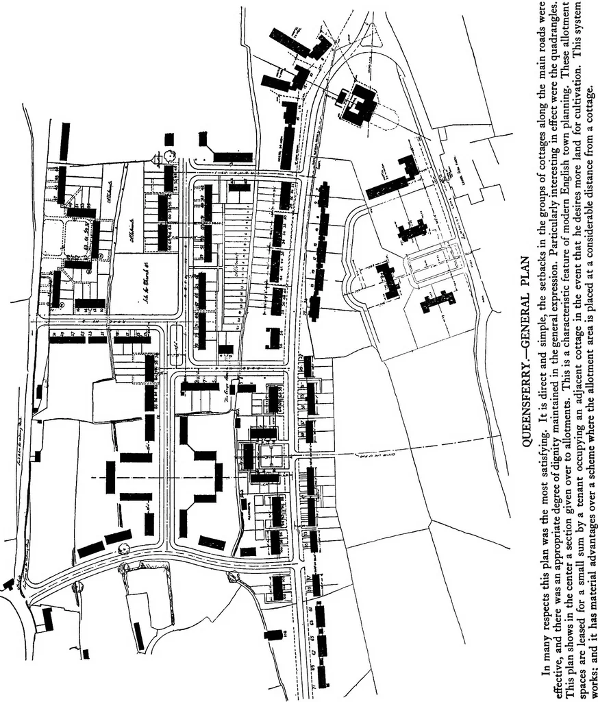 An illustration from The housing problem in war and peace, 1918, leaf 90