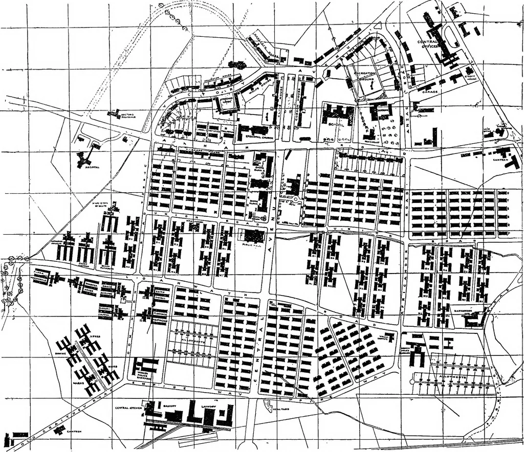 An illustration from The housing problem in war and peace, 1918, leaf 91