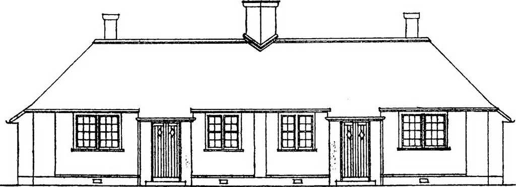 An illustration from The housing problem in war and peace, 1918, leaf 93