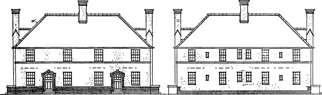 An illustration from The housing problem in war and peace, 1918, leaf 96