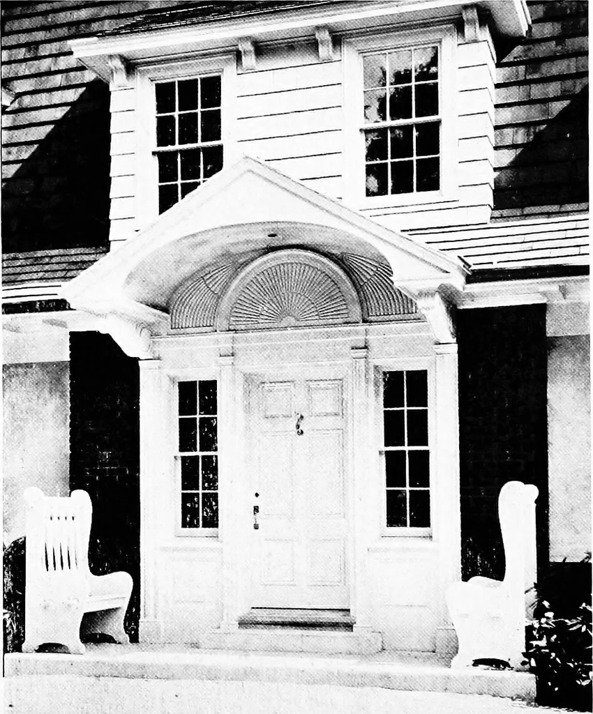 An illustration from The Dutch colonial house; its origin, design, modern plan and construction;, 1913, leaf 111