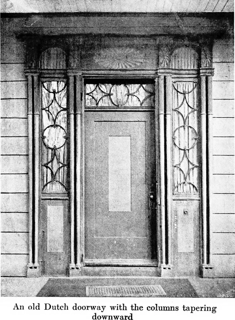 An illustration from The Dutch colonial house; its origin, design, modern plan and construction;, 1913, leaf 117