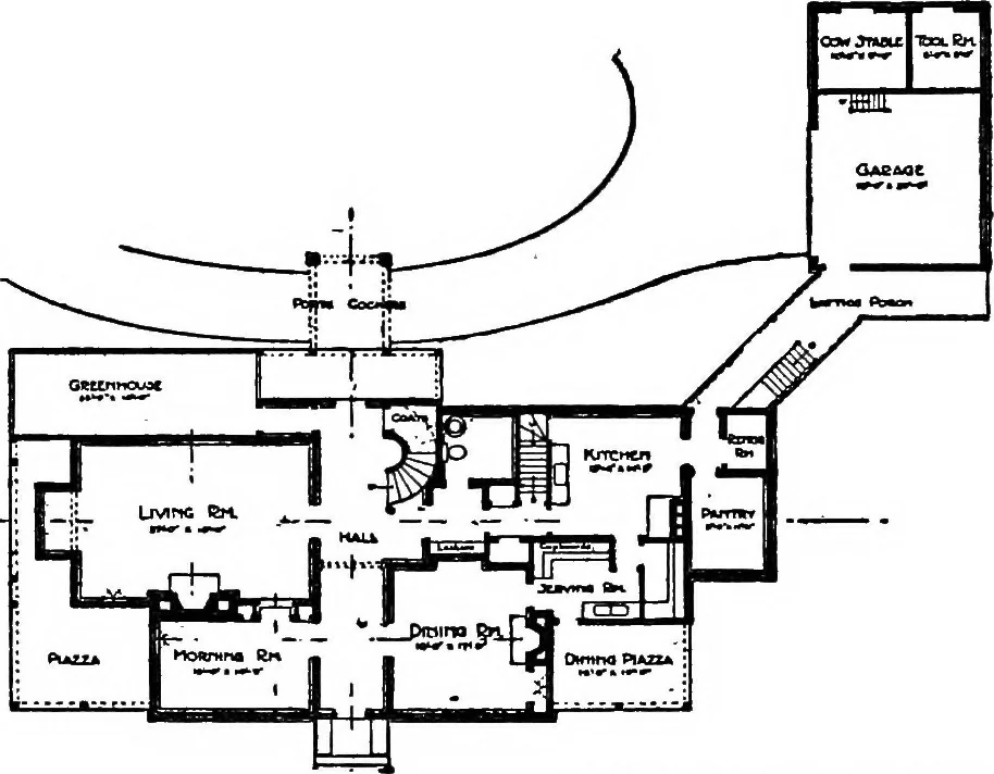 An illustration from The Dutch colonial house; its origin, design, modern plan and construction;, 1913, leaf 133