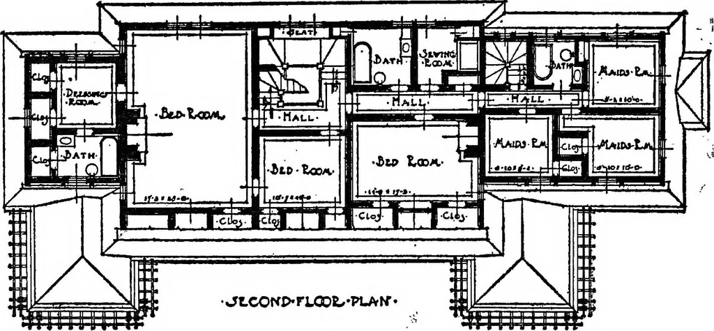 An illustration from The Dutch colonial house; its origin, design, modern plan and construction;, 1913, leaf 139