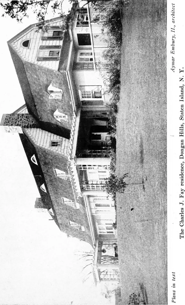 An illustration from The Dutch colonial house; its origin, design, modern plan and construction;, 1913, leaf 145