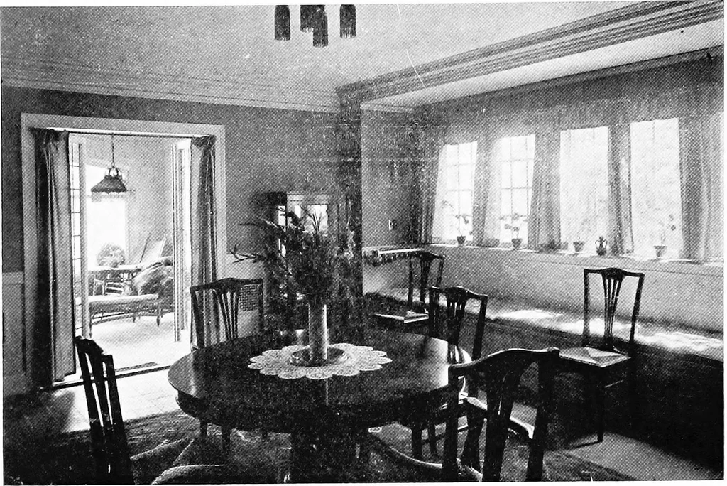 An illustration from The Dutch colonial house; its origin, design, modern plan and construction;, 1913, leaf 157