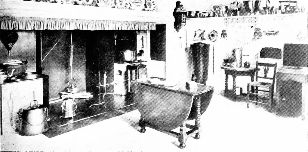 An illustration from The Dutch colonial house; its origin, design, modern plan and construction;, 1913, leaf 182