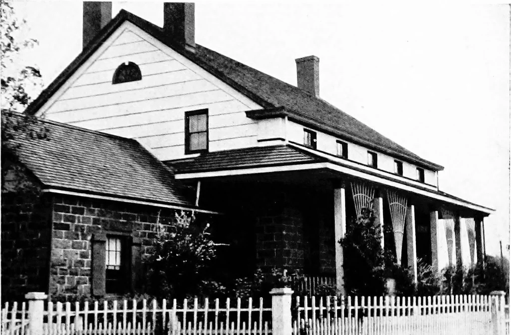 An illustration from The Dutch colonial house; its origin, design, modern plan and construction;, 1913, leaf 40