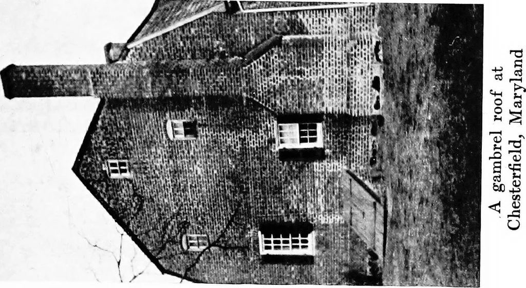 An illustration from The Dutch colonial house; its origin, design, modern plan and construction;, 1913, leaf 46