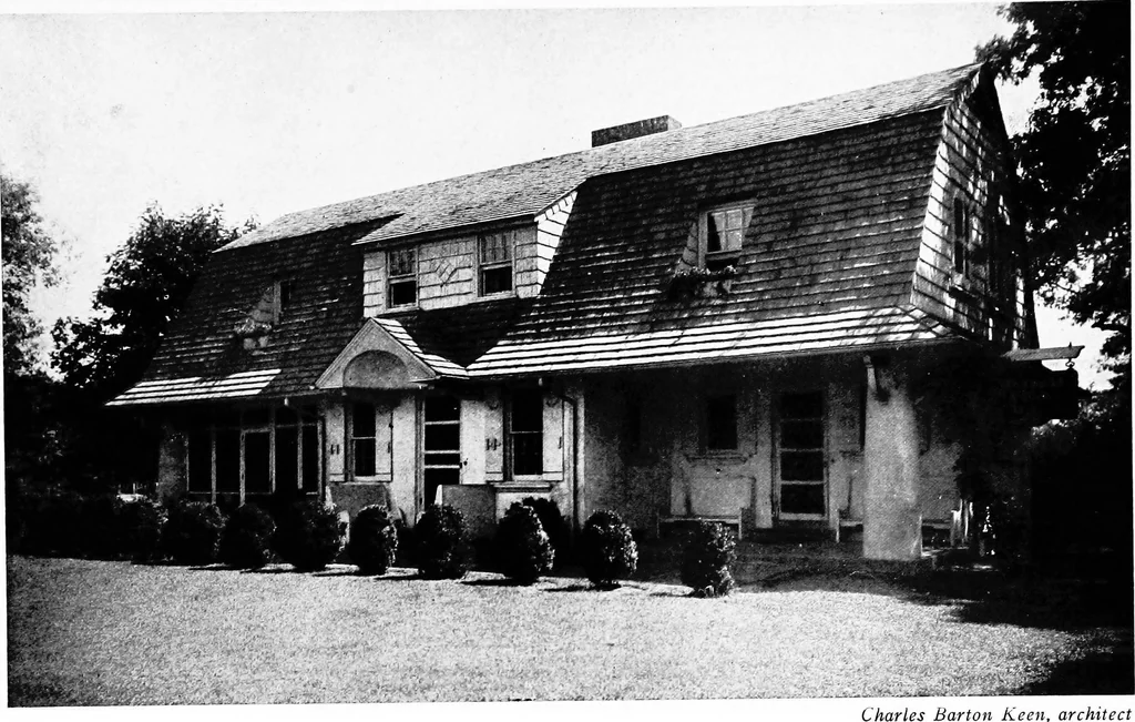 An illustration from The Dutch colonial house; its origin, design, modern plan and construction;, 1913, leaf 54