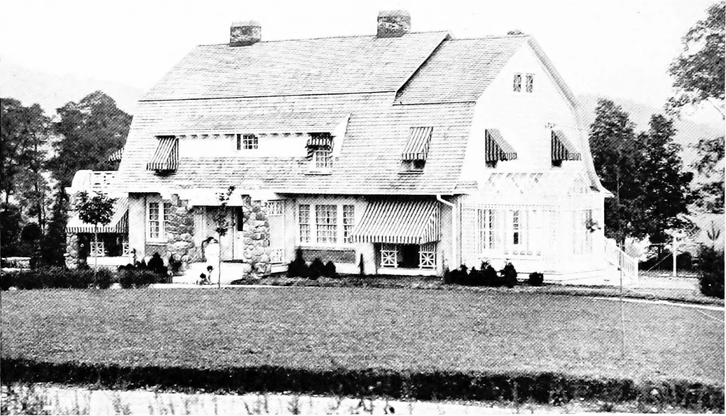 An illustration from The Dutch colonial house; its origin, design, modern plan and construction;, 1913, leaf 55