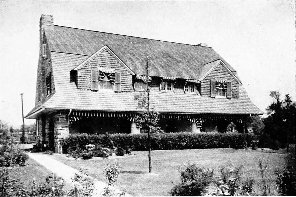 An illustration from The Dutch colonial house; its origin, design, modern plan and construction;, 1913, leaf 90