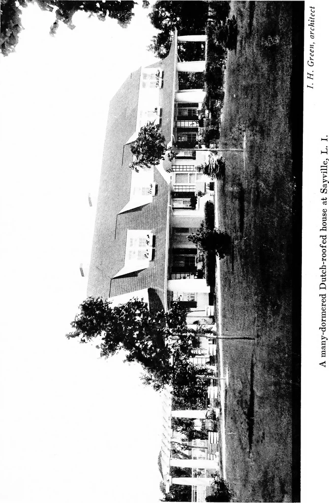 An illustration from The Dutch colonial house; its origin, design, modern plan and construction;, 1913, leaf 91