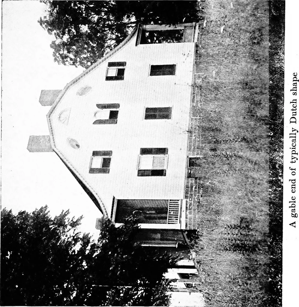 An illustration from The Dutch colonial house; its origin, design, modern plan and construction;, 1913, leaf 97