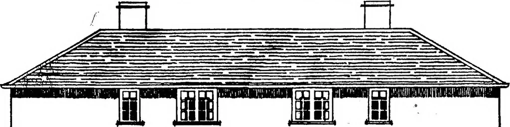 An illustration from Type plans and elevations of houses designed by the Ministry of Health in connection with state-aided housing schemes, 1920, leaf 14