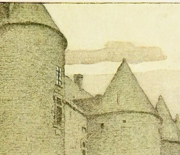 An illustration from The châteaux of Touraine, 1906, leaf 356