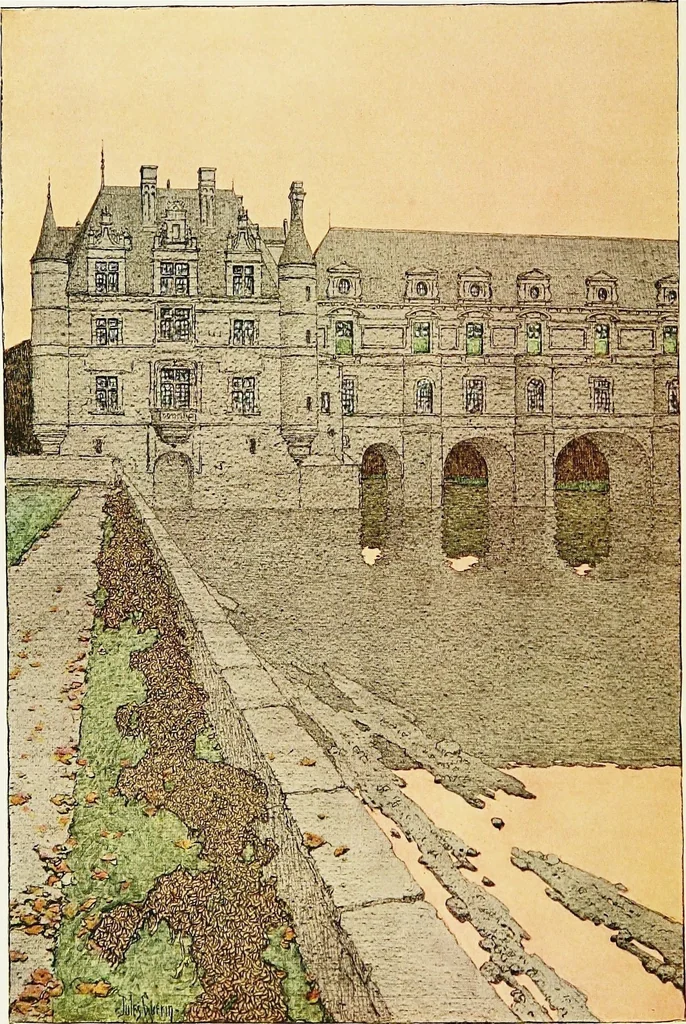 An illustration from The châteaux of Touraine, 1906, leaf 383
