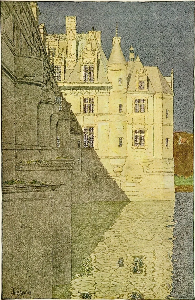 An illustration from The châteaux of Touraine, 1906, leaf 396
