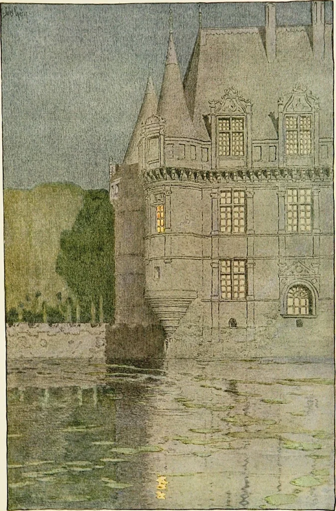 An illustration from The châteaux of Touraine, 1906, leaf 428