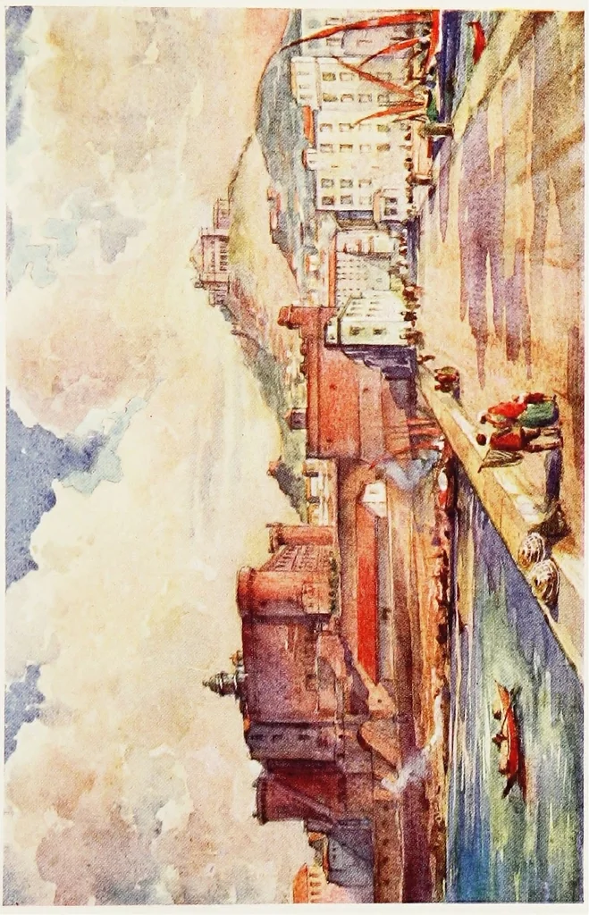 An illustration from Famous castles and palaces of Italy, 1912, leaf 128